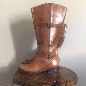 Matisse Militia Brown Leather Riding Boots